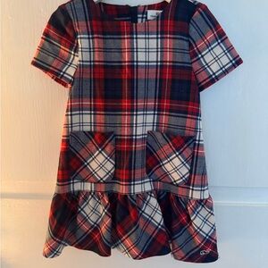 Vineyard Vines Toddler Girl Dress, Sz 2T, Red Tartan, EUC!